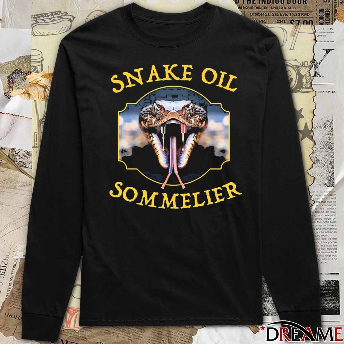 Snake Oil Sommelier Audiophile Troll t-shirt