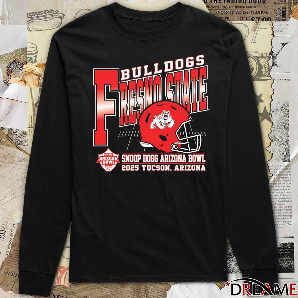 Snoop Dogg Arizona Bowl Bulldogs Fresno State 2025 Tucson Arizona Helmet t-shirt