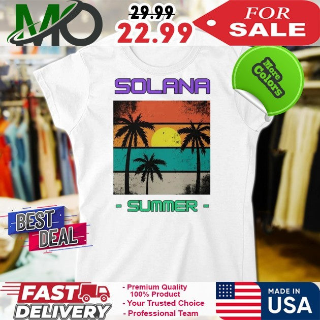 Solana Summer Crypto Shirt