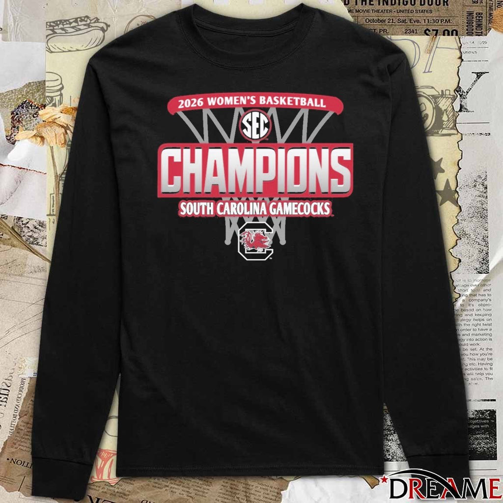 South Carolina Gamecocks SEC Women’s Basketball 2026 Regular Season Champions t-shirt