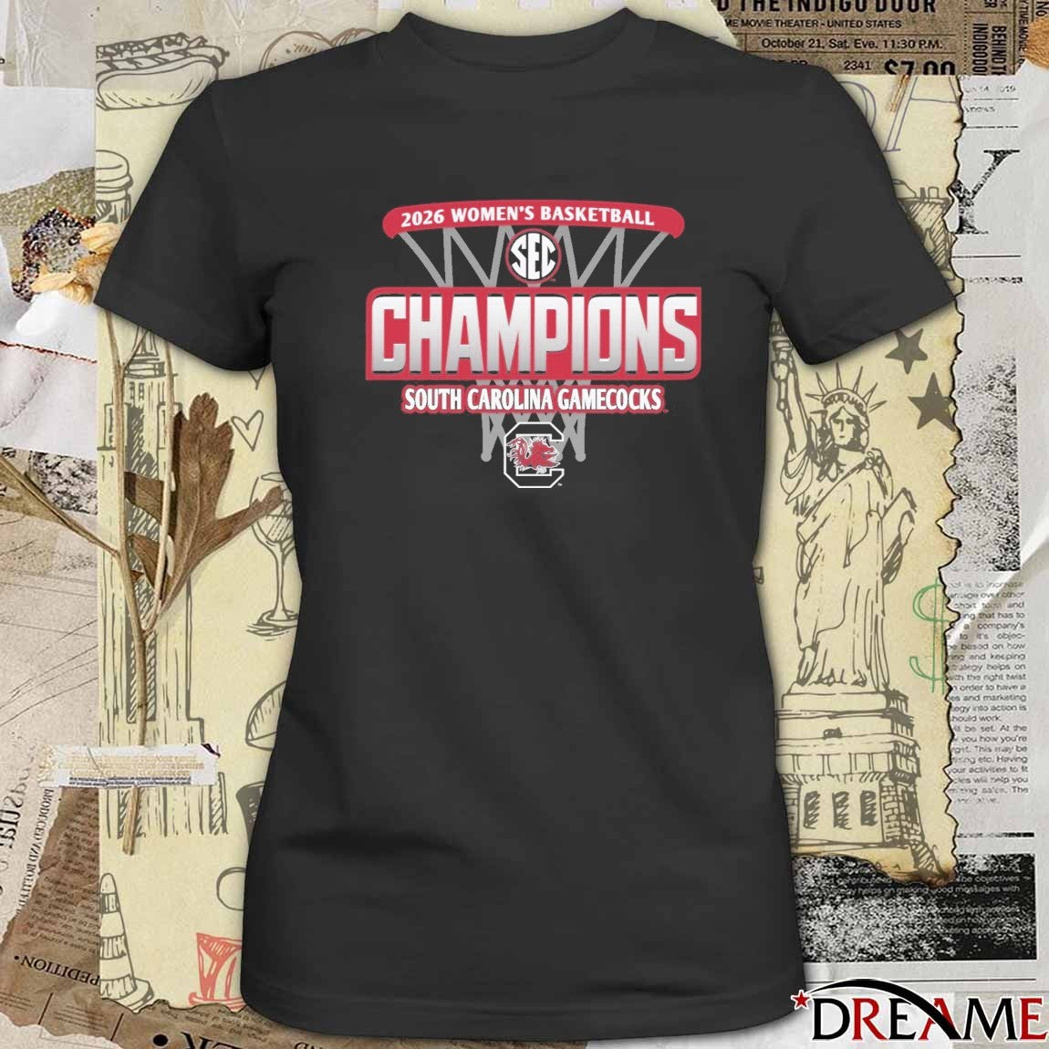 South Carolina Gamecocks SEC Women’s Basketball 2026 Regular Season Champions t-shirt