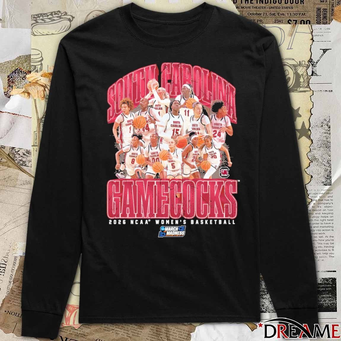 South Carolina Women’s Basketball Is Elite 8 Bound 2026 NCAA Women’s Basketball March Madness t-shirt