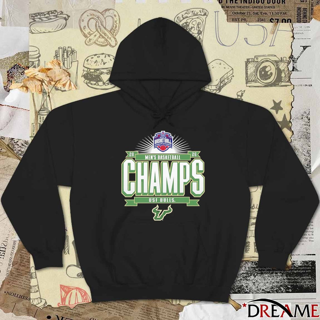 South Florida Bulls 2026 American Conference Men’s Basketball Tournament Champions t-shirt