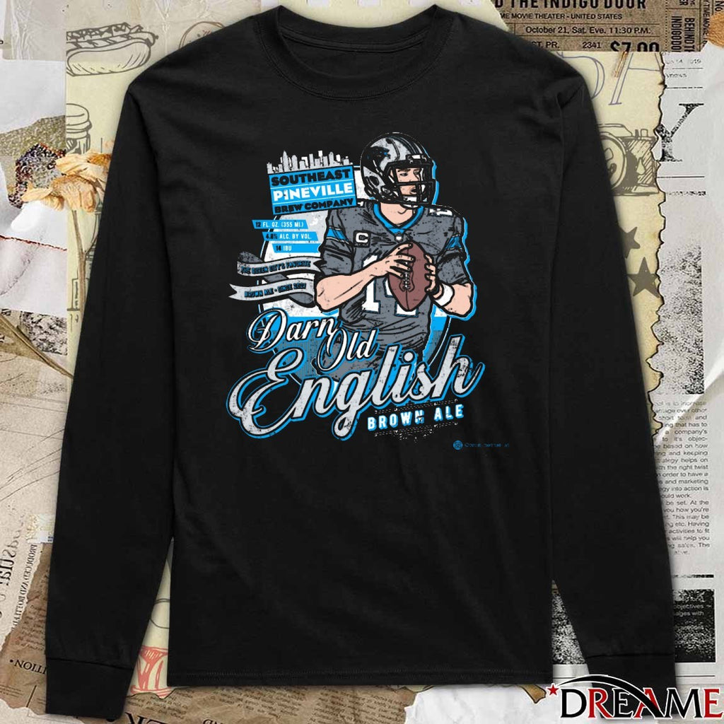 Southeast Pineville Brew Company Darn Old English Brown Ale Panthers 2025 t-shirt