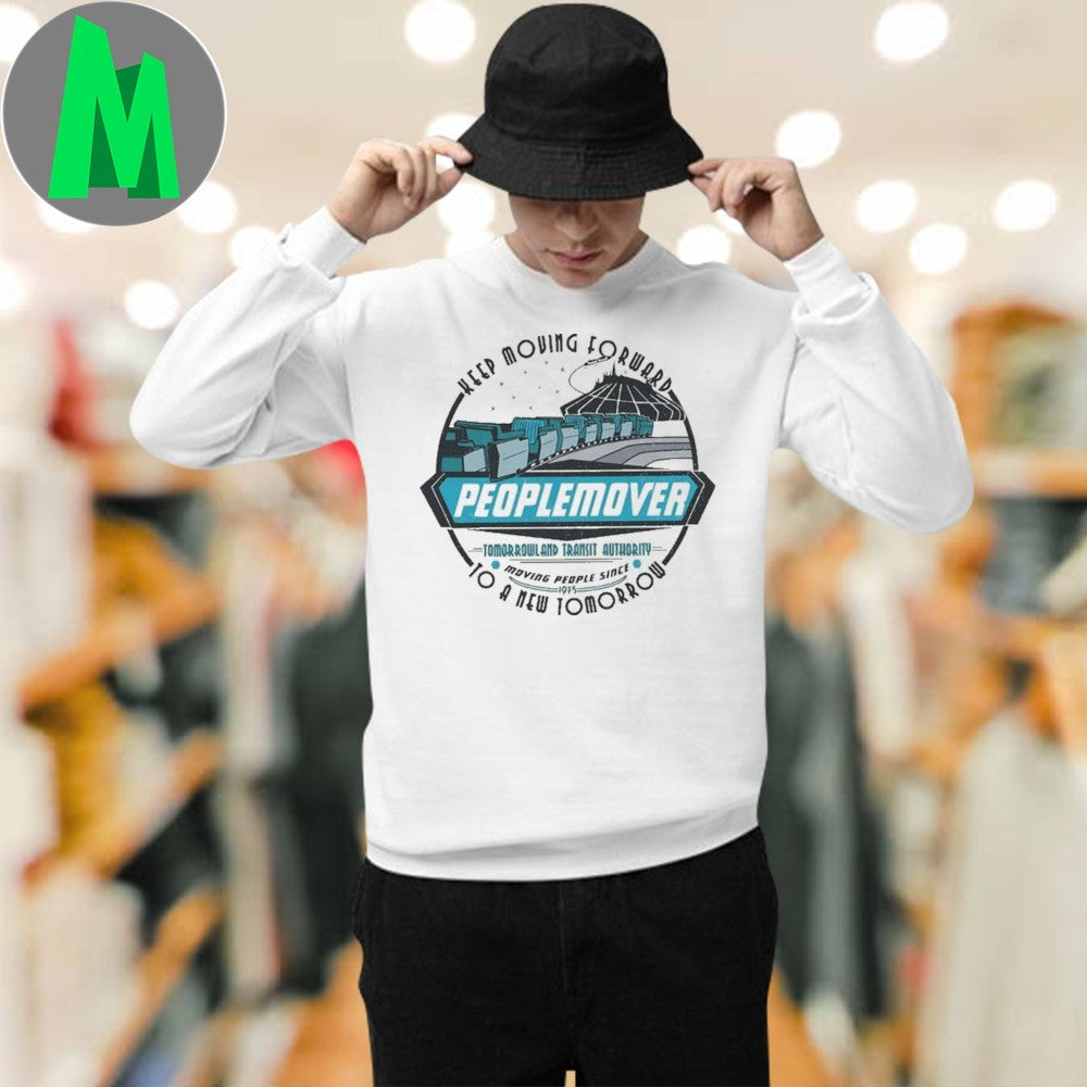 Space Mountain Peoplemover Keep Moving Forward Retro Shirt