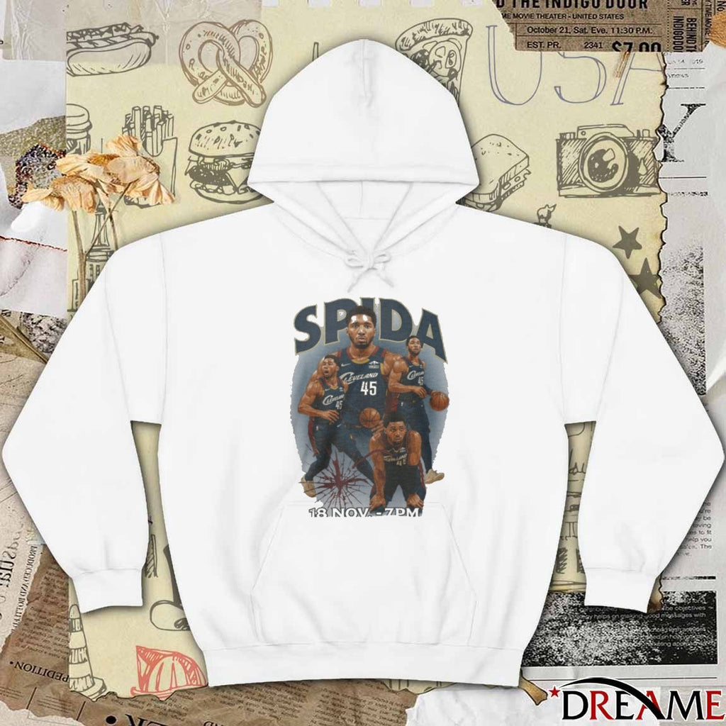 Spida Donovan Mitchell Cleveland Cavaliers 18 November 2025 t-shirt