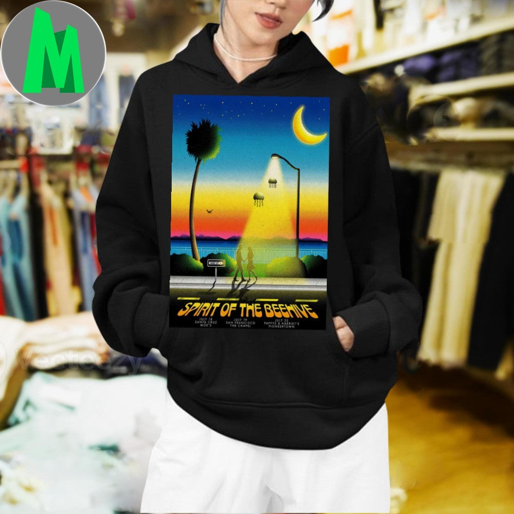 Spirit of the Beehive California 2025 Concert Tour Poster T-Shirt