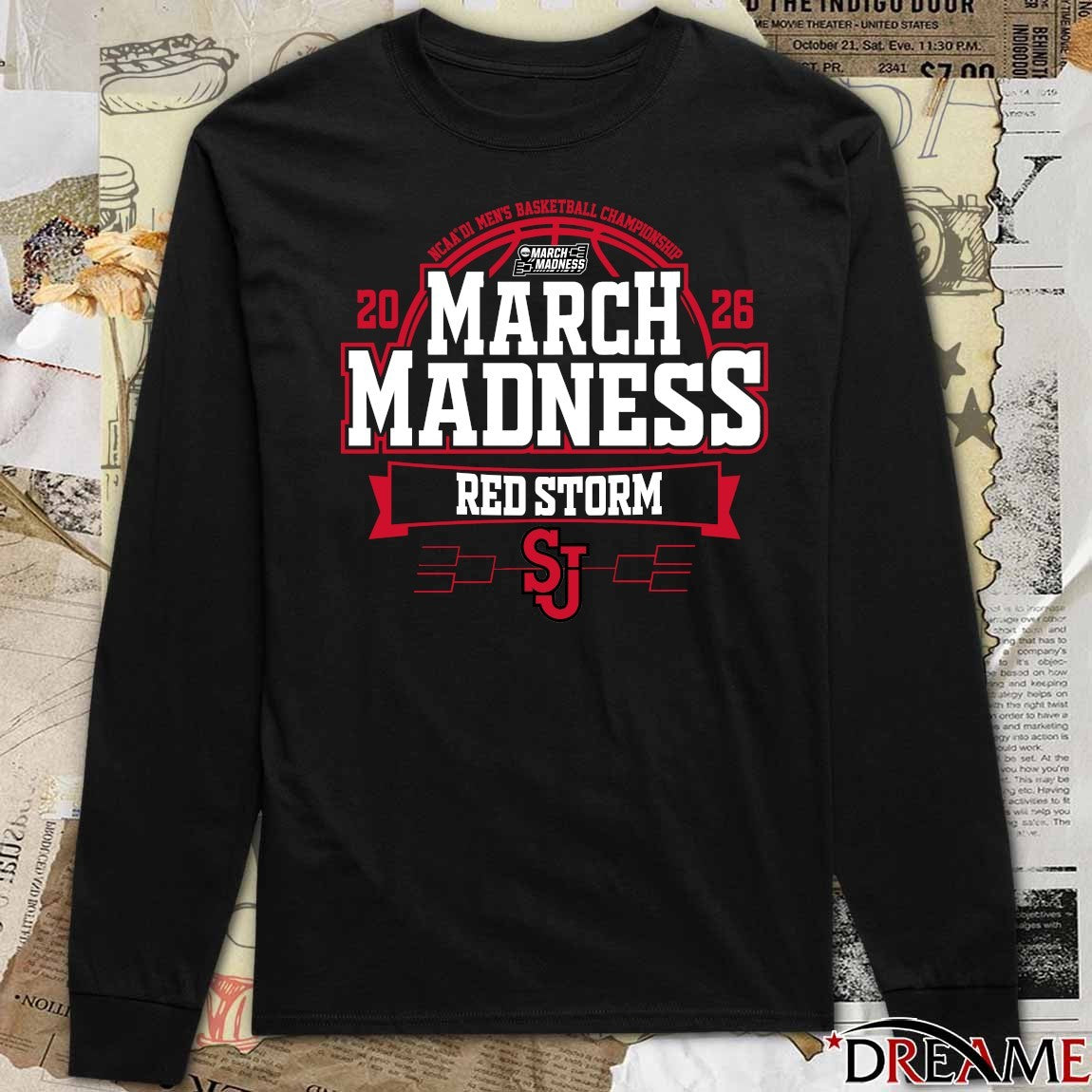 St. John’s Red Storm 2026 NCAA DI Men’s Basketball Championship March Madness t-shirt