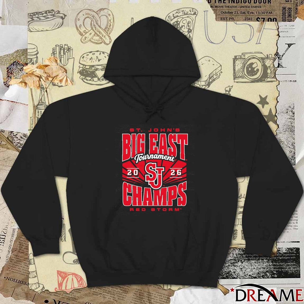 St. John’s Red Storm Big East Tourney Champs 2026 t-shirt