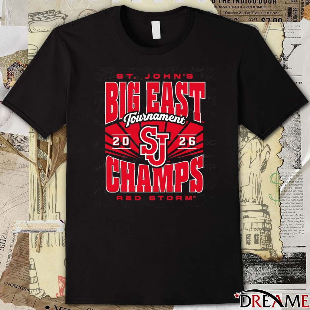 St. John’s Red Storm Big East Tourney Champs 2026 t-shirt
