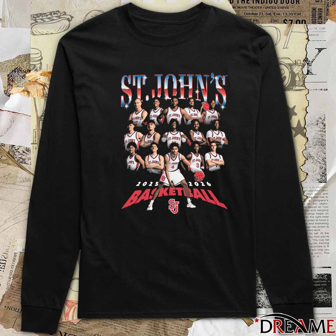 St. John’s Red Storm Men’s Basketball 2025-2026 Team t-shirt
