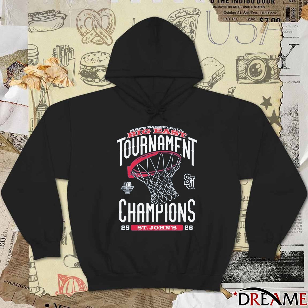 St. John’s Red Storm Men’s Basketball 2026 Big East Tournament Champions t-shirt