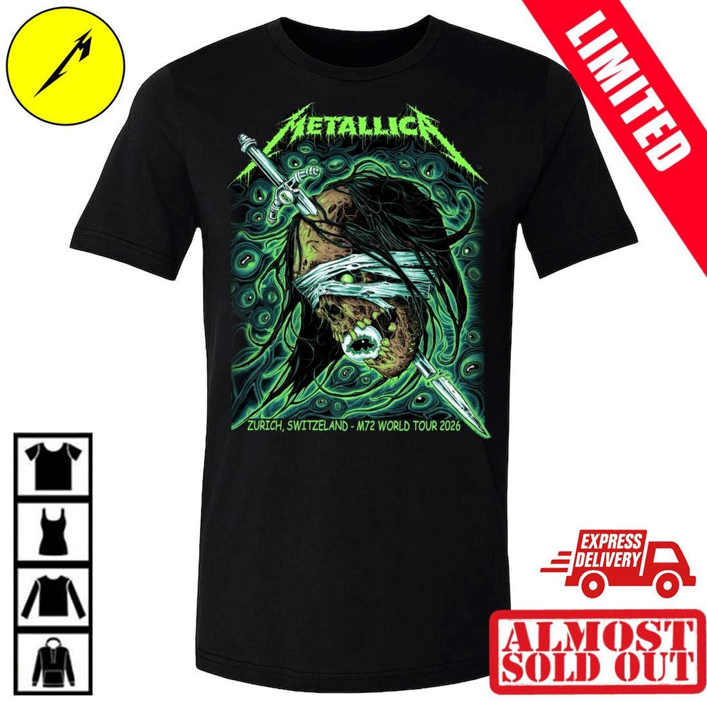 Stadion Letzigrund May 27 2026 Metallica Zurich Shirt Mark Richards
