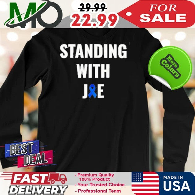 Standing With Joe Prostate Cancer Awareness Ribbon Shirt