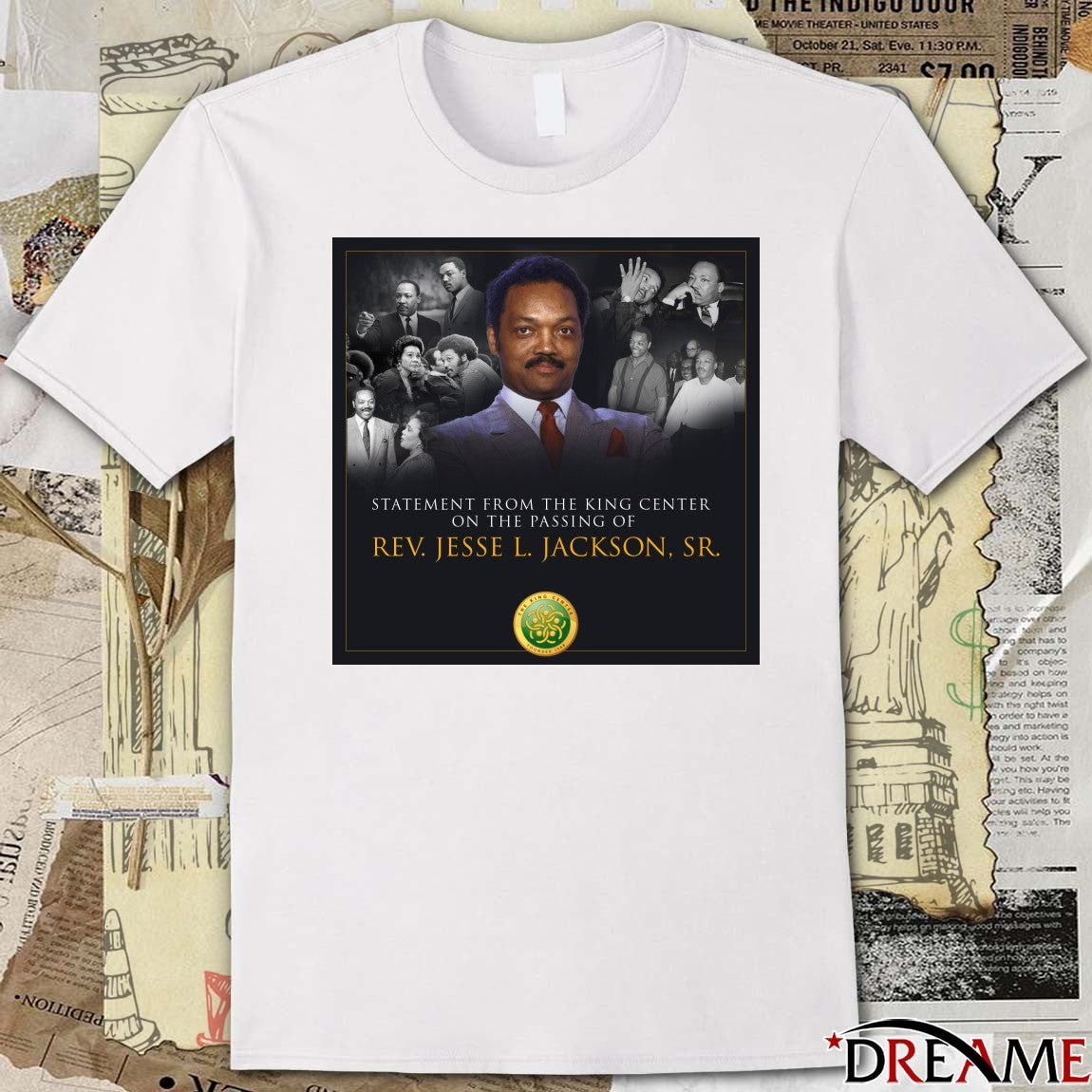 Statement From The King Center On The Passing Of Rev. Jesse L. Jackson, Sr. t-shirt