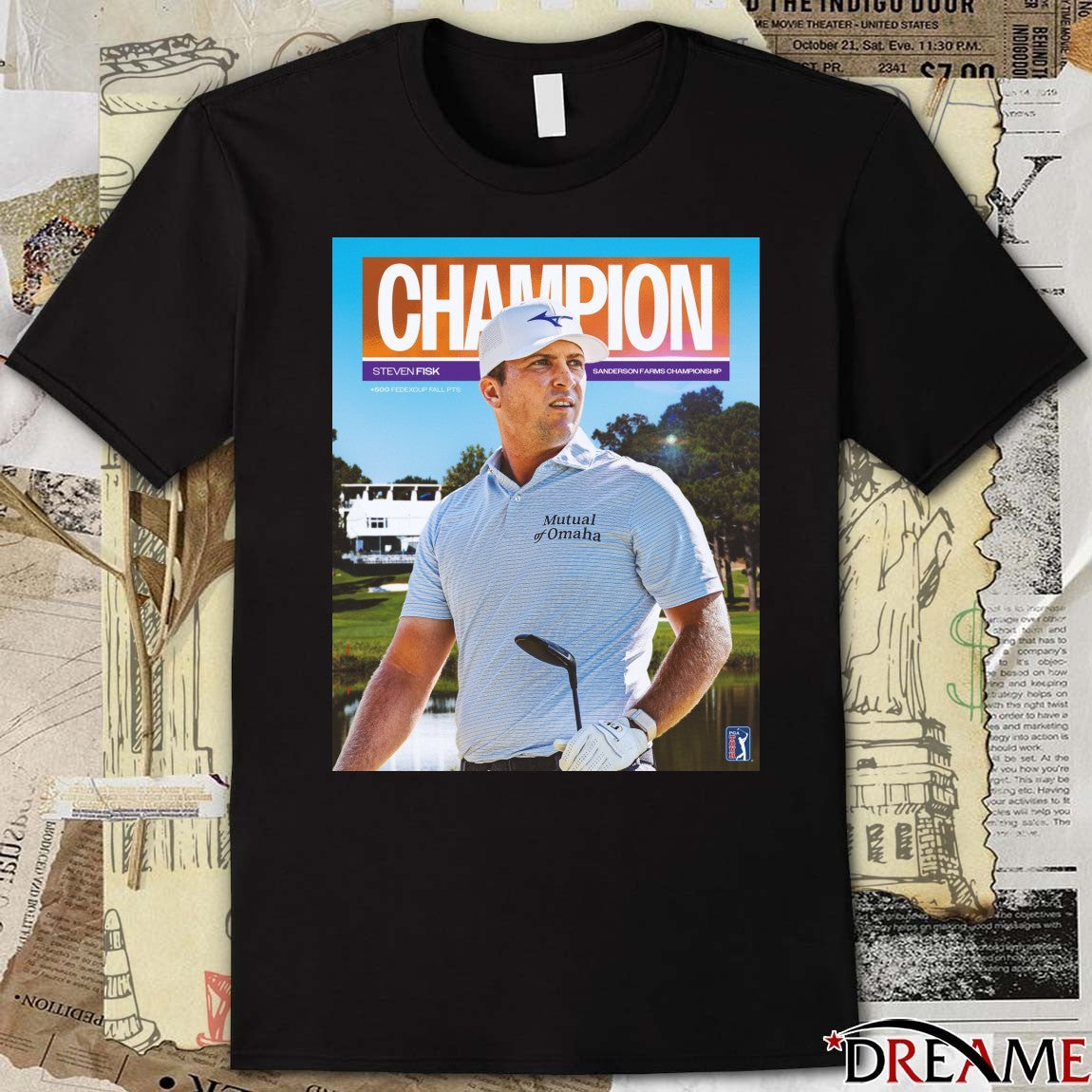 Steven Fisk 2025 Sanderson Farms Championship 500 Fedexcup Fall Pts Poster t-shirt