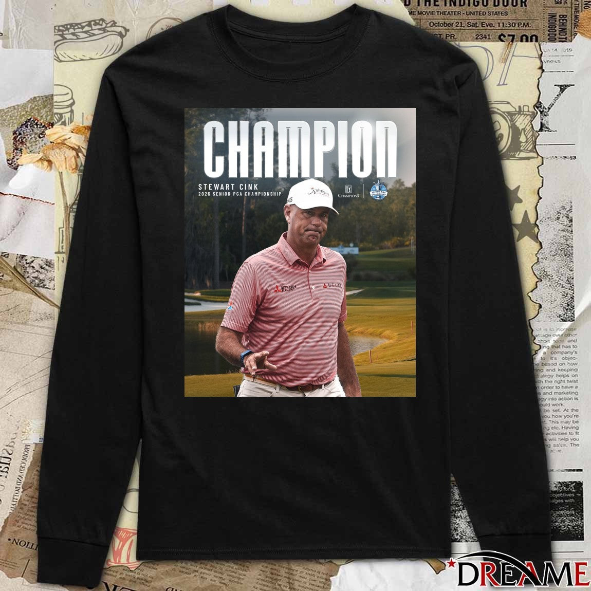 Stewart Cink 2026 Senior PGA Championship PGA Tour Poster t-shirt