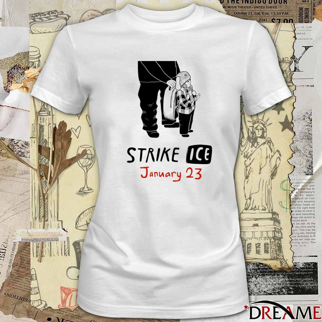 Strike ICE January 23 2026 Free Liam Ramos t-shirt