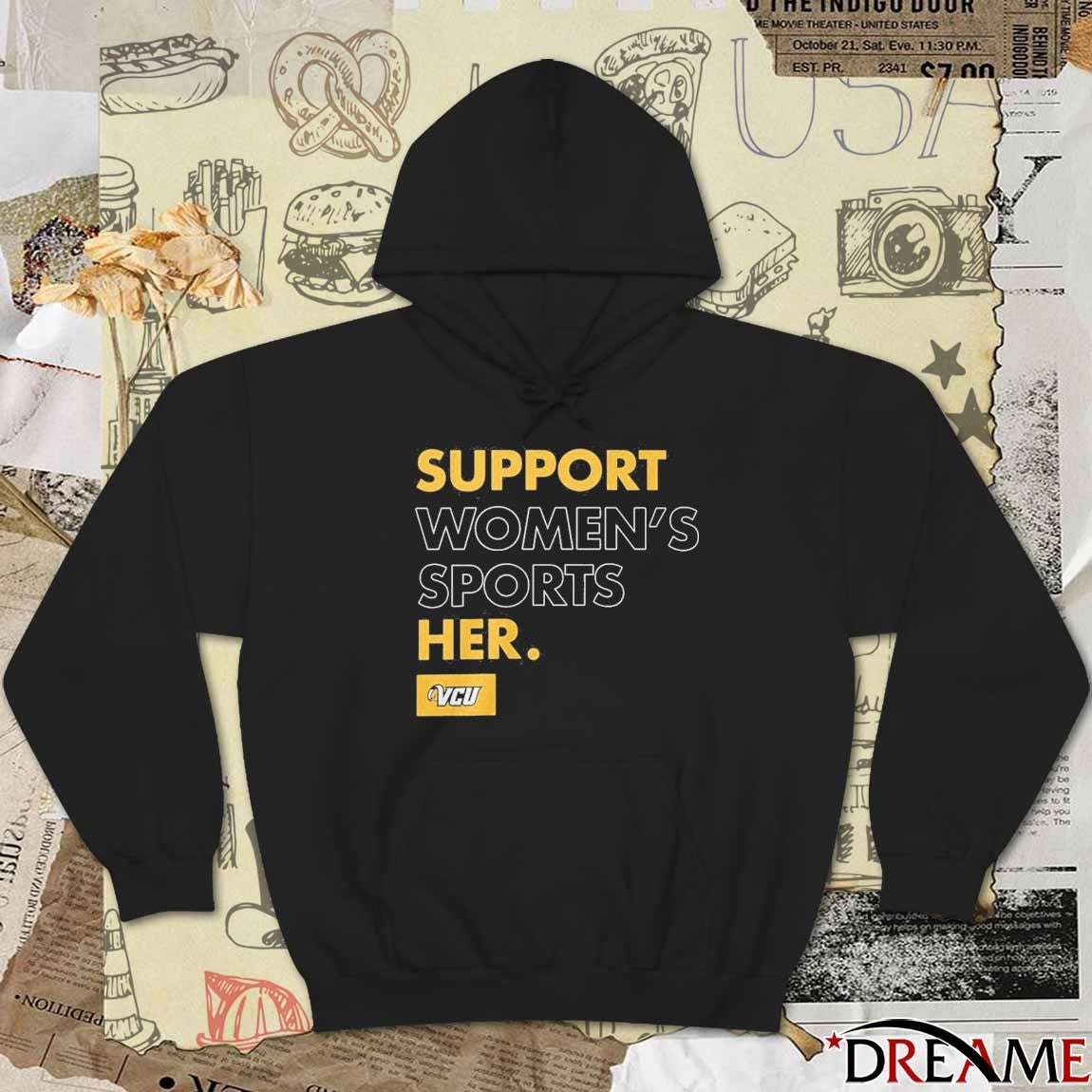 Support Women’s Sports Her VCU Rams t-shirt