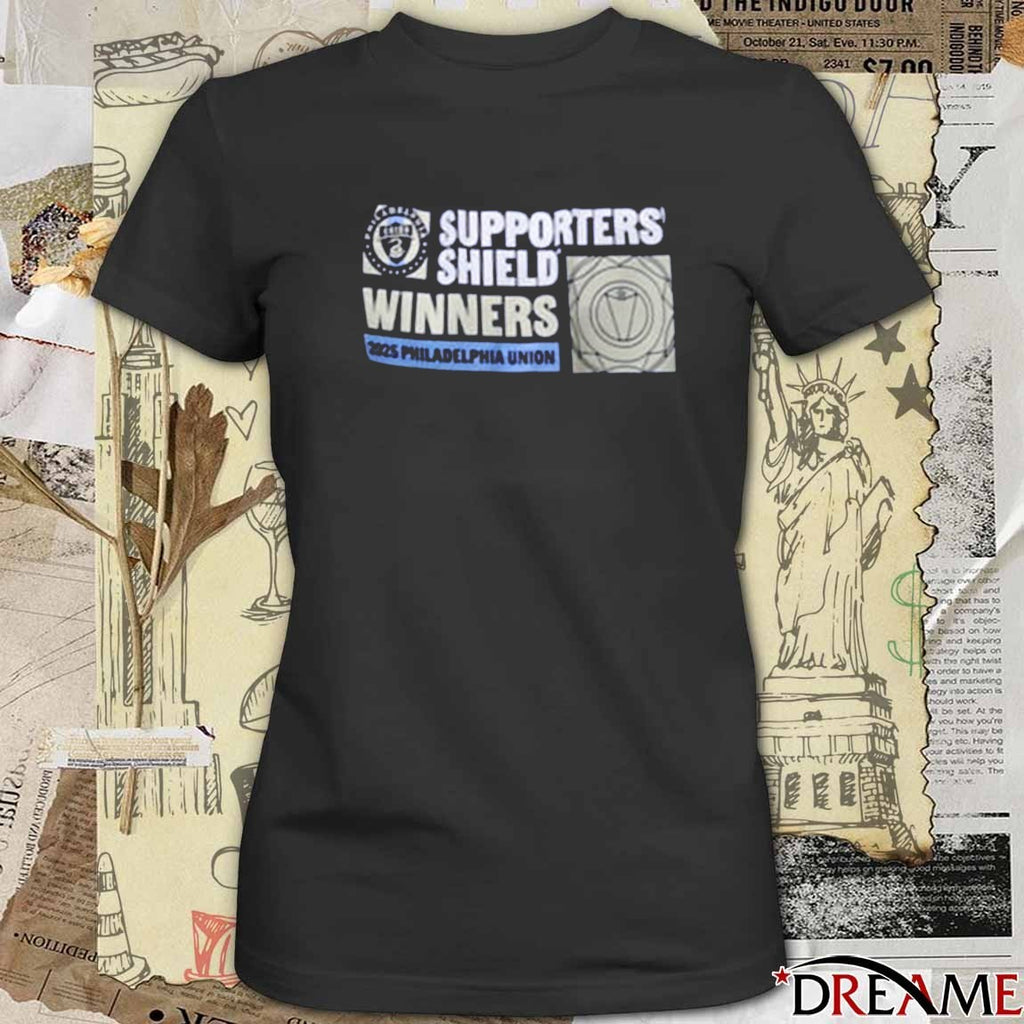 Supporters Shield Winners 2025 MLS Philadelphia Union t-shirt