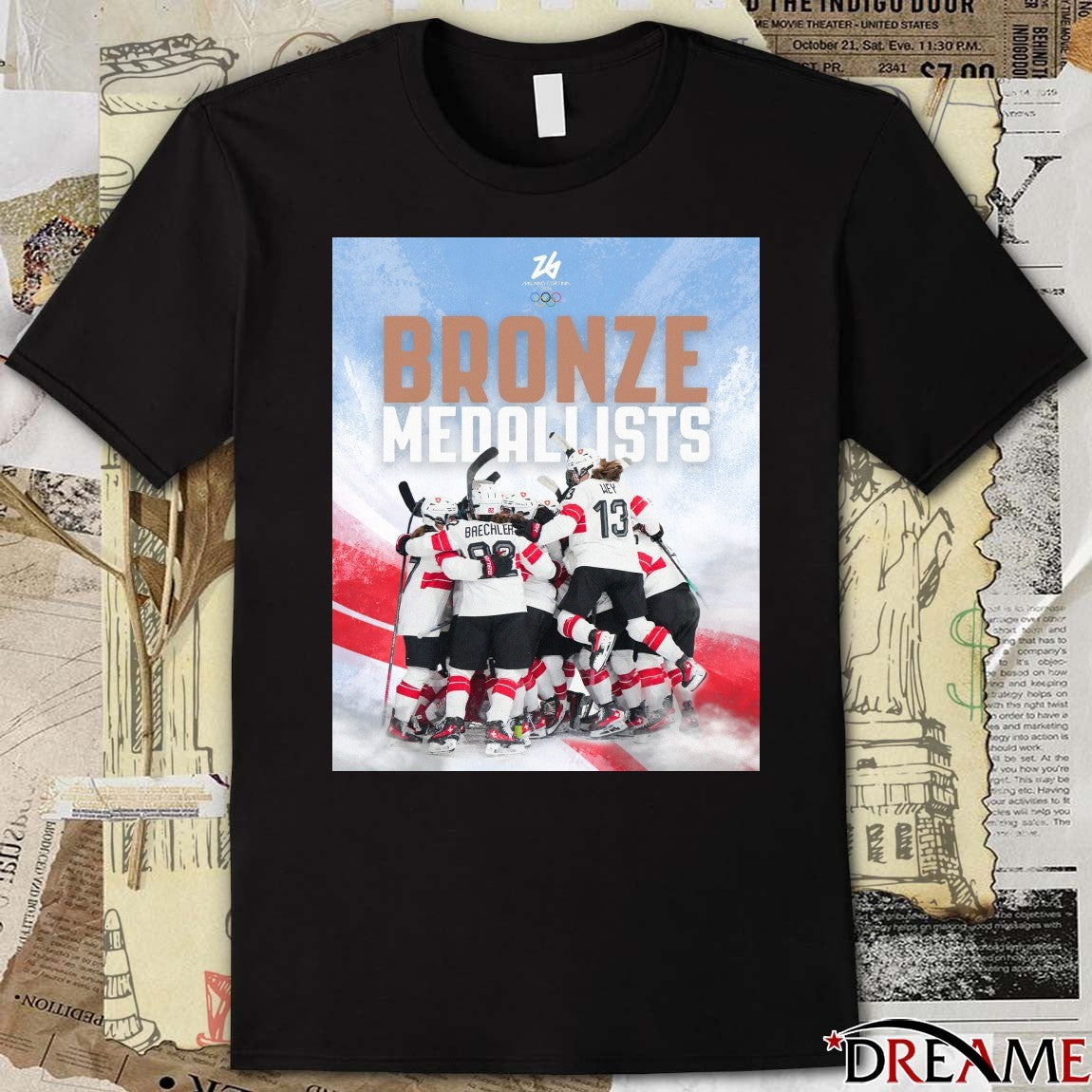 Switzerland Hockey Olympic Bronze Medallists 2026 Milano Cortina 2026 t-shirt