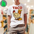 TACO Trump Always Chickens Out Political Satire T-Shirt Humorous Graphic Tee