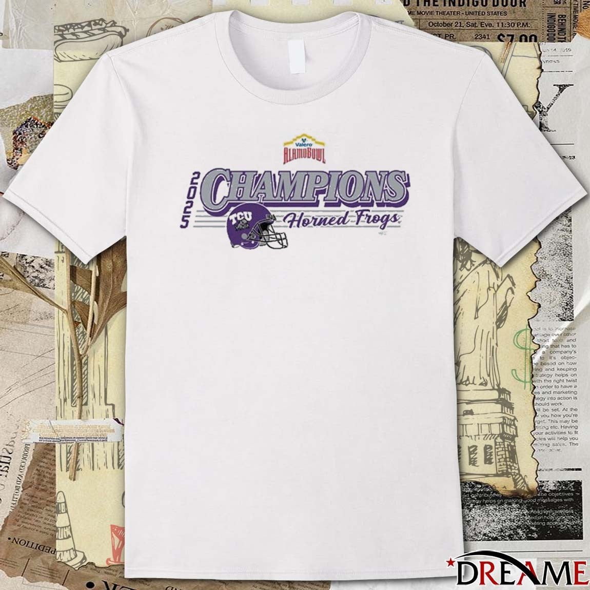 TCU Horned Frogs 2025 Alamo Bowl Champions t-shirt