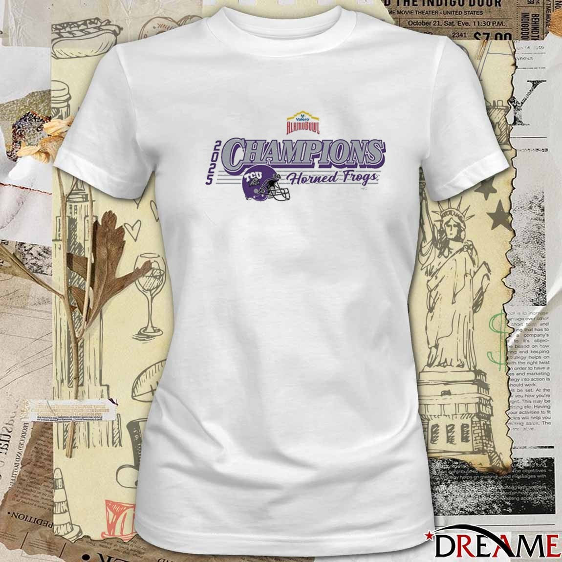 TCU Horned Frogs 2025 Alamo Bowl Champions t-shirt