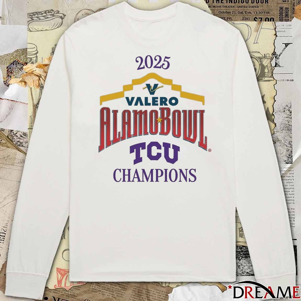 TCU Horned Frogs 2025 Valero Alamo Bowl Champions t-shirt