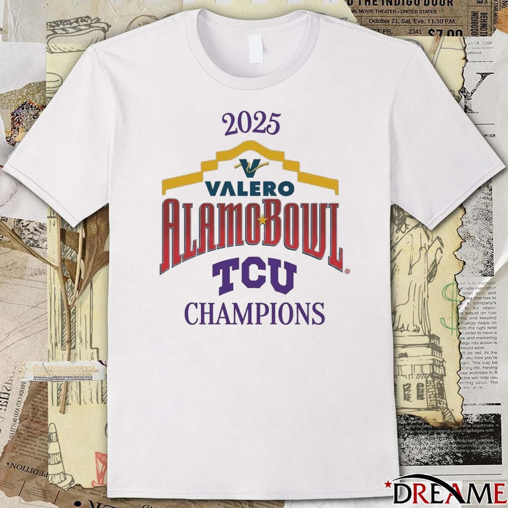 TCU Horned Frogs 2025 Valero Alamo Bowl Champions t-shirt