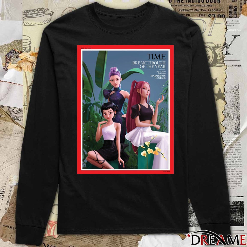 TIME Breakthrough Of The Year 2025 Pop-culture sensation KPop Demon Hunters Poster t-shirt