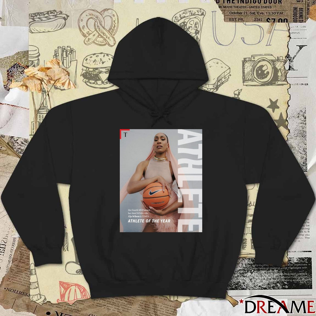 TIME magazine WNBA A’ja Wilson 2025 Athlete of the Year Poster t-shirt