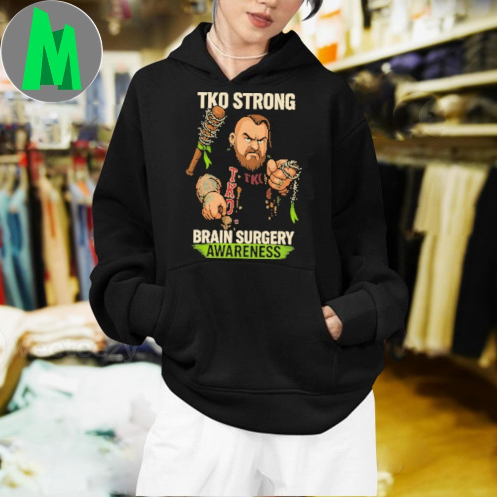 TKO Strong Brain Surgery Awareness Graphic T-Shirt