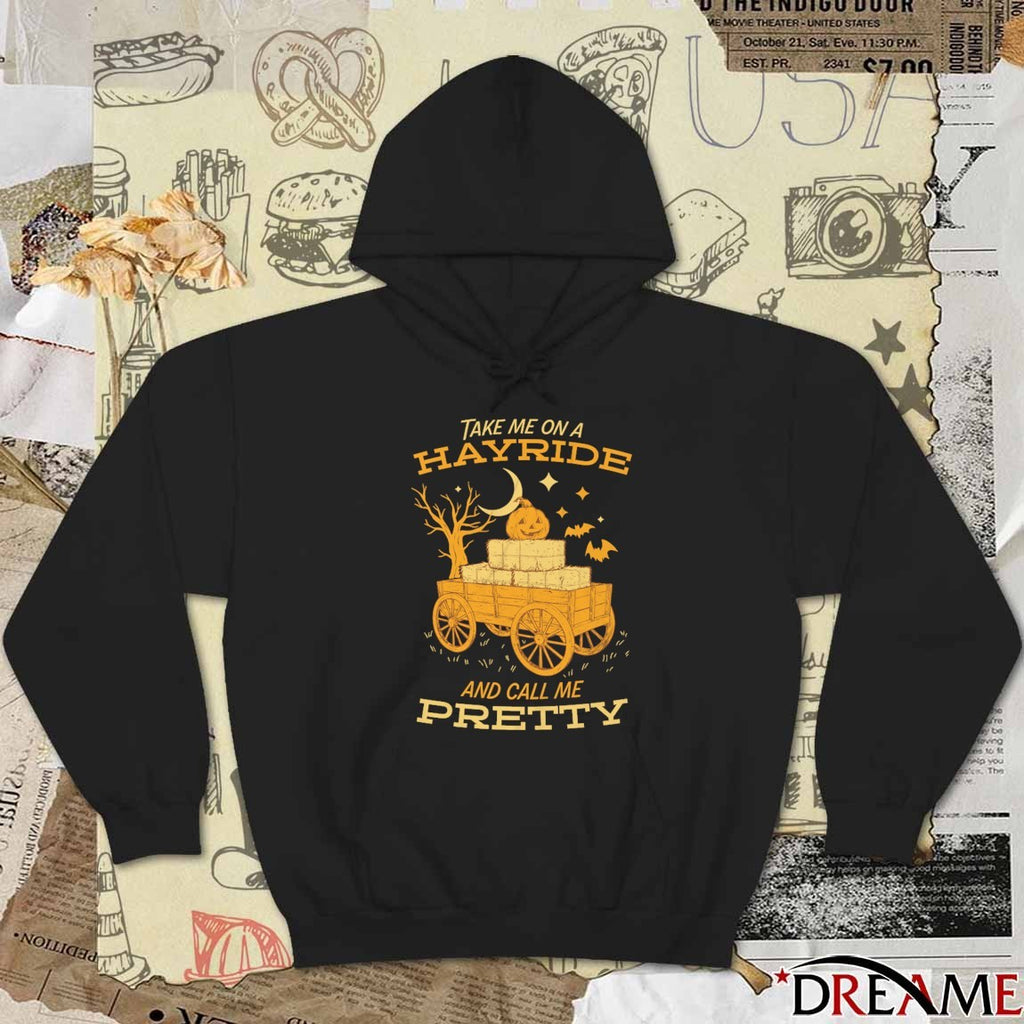 Take Me On A Hayride And Call Me Pretty The Chivery Halloween 2025 Fanart t-shirt