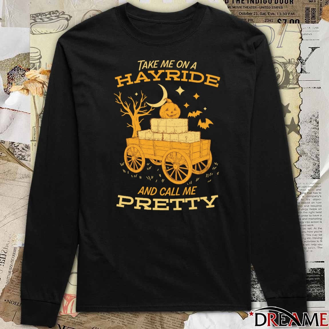 Take Me On A Hayride And Call Me Pretty The Chivery Halloween 2025 Fanart t-shirt