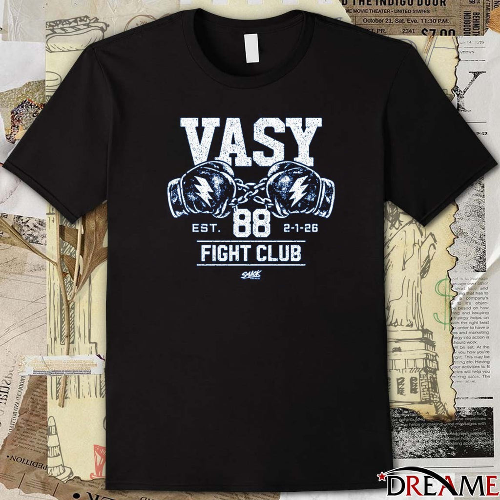 Tampa Bay. Vasy Fight Club 2026 Est 88 February 1 t-shirt