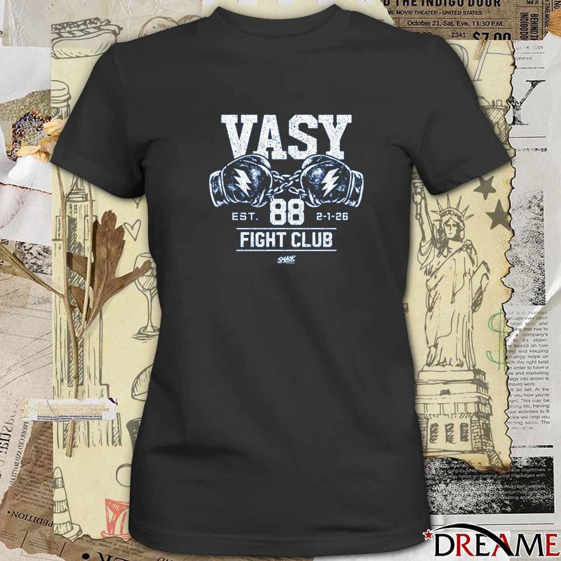 Tampa Bay. Vasy Fight Club 2026 Est 88 February 1 t-shirt