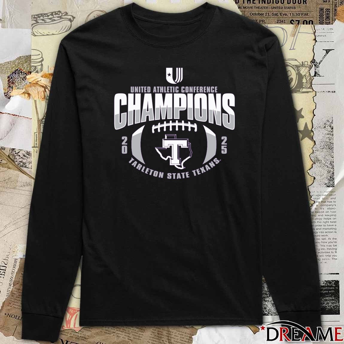 Tarleton State Texans United Athletic Conference Champions 2025 t-shirt
