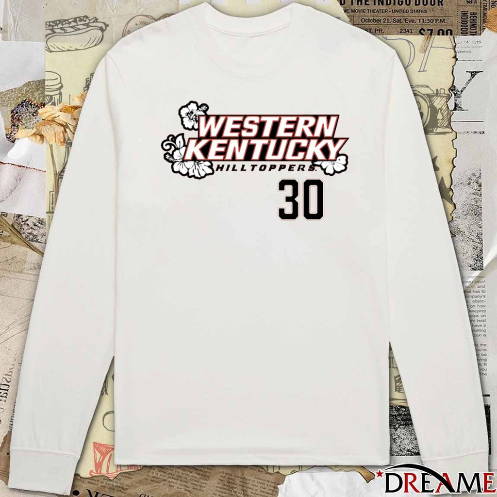 Teagan Moore 30 Western Kentucky Hilltoppers Men’s Basketball t-shirt