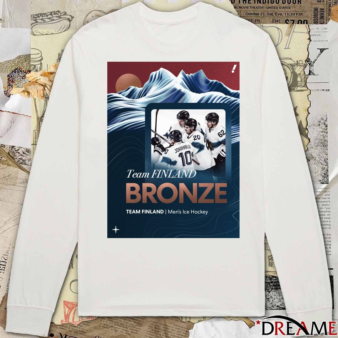 Team Finland Takes Bronze In Men’s Ice Hockey Back To Back Winter Olympic Medals Poster t-shirt