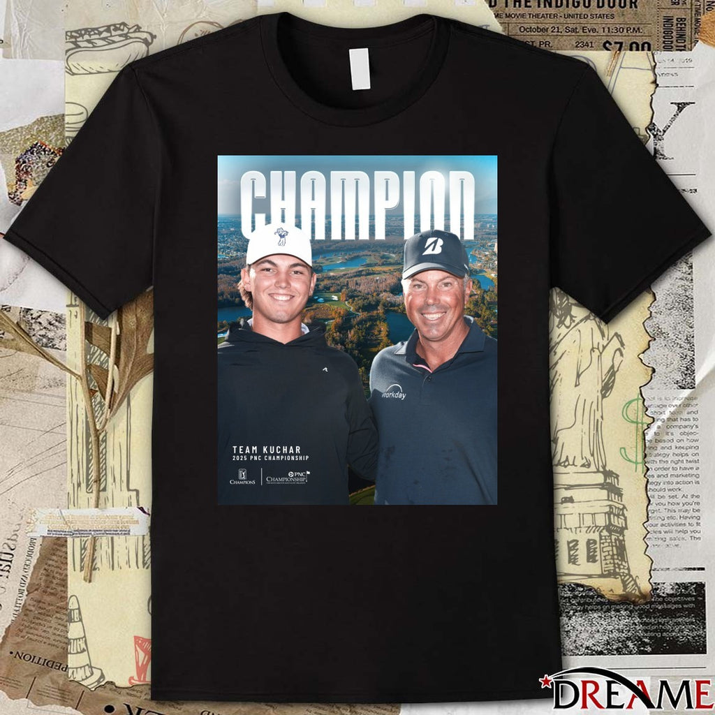 Team Kuchar Matt Kuchar and son Cameron 2025 PNC Championship PGA Tour Poster t-shirt