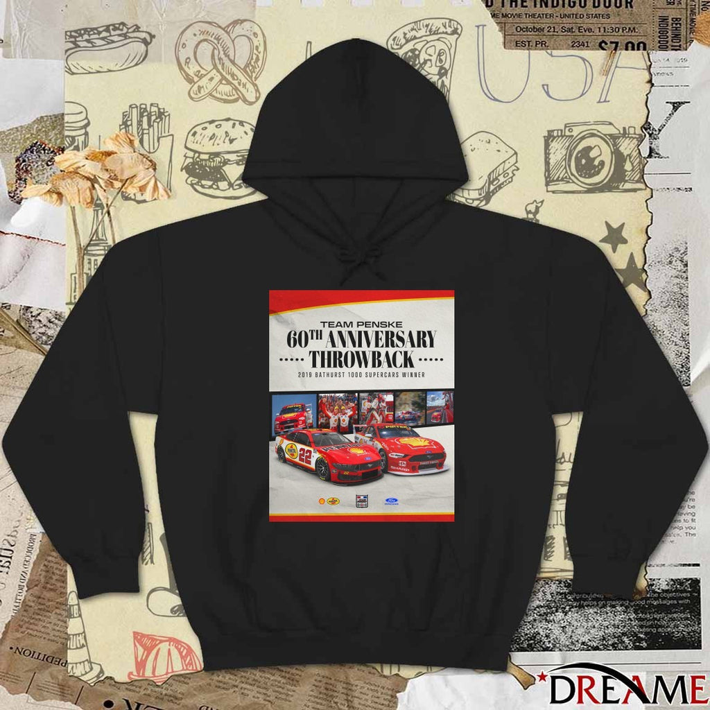 Team Penske 60th Anniversary Throwback 2019 Bathurst 1000 Supercars Winner Poster t-shirt