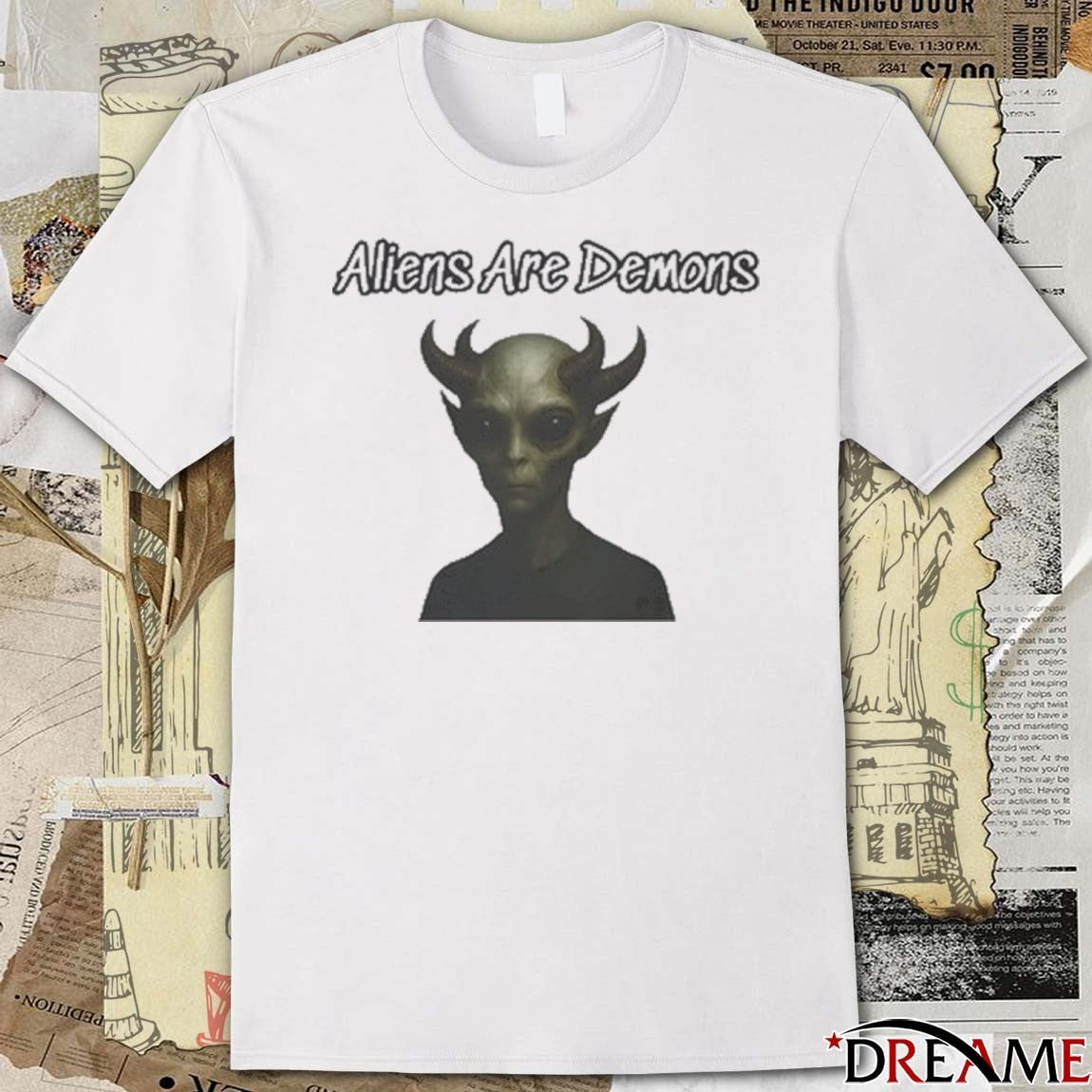 Ted Logan Aliens Are Demons 2025 t-shirt