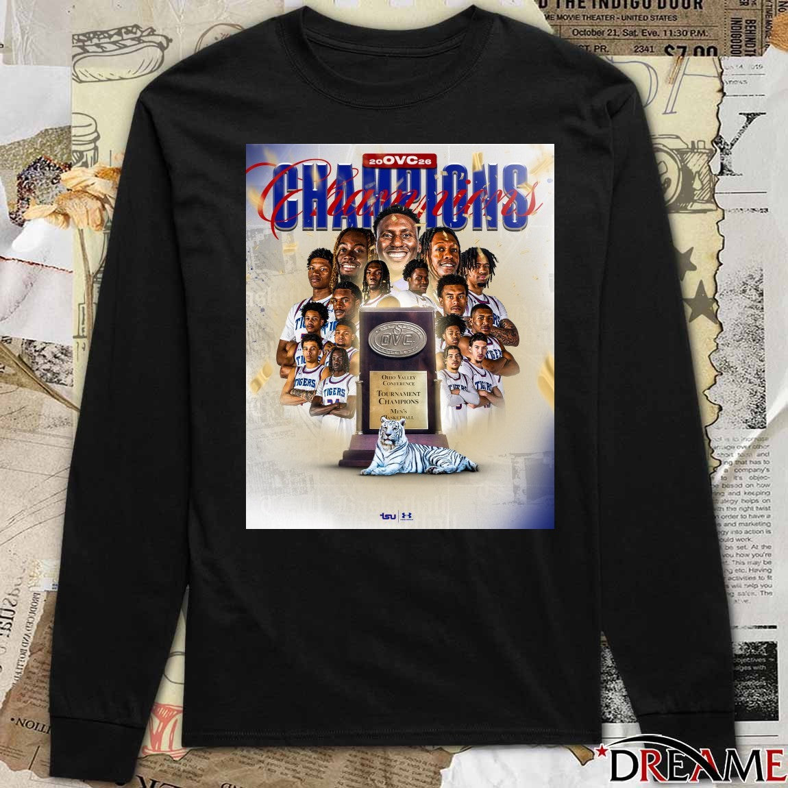Tennessee State University Men’s Basketball 2026 Ohio Valley Conference Champions Poster t-shirt