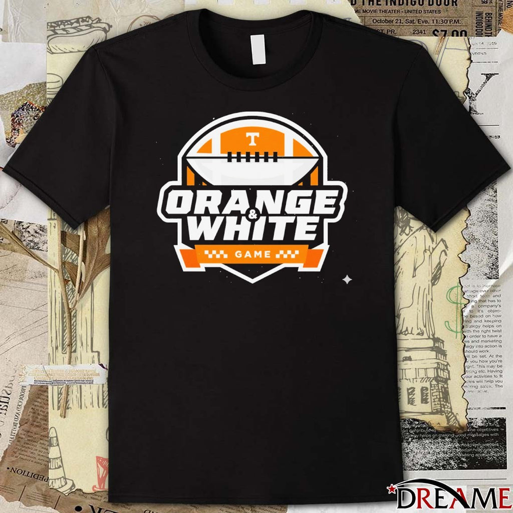 Tennessee Vols Football Orange and White Game 2026 Logo t-shirt