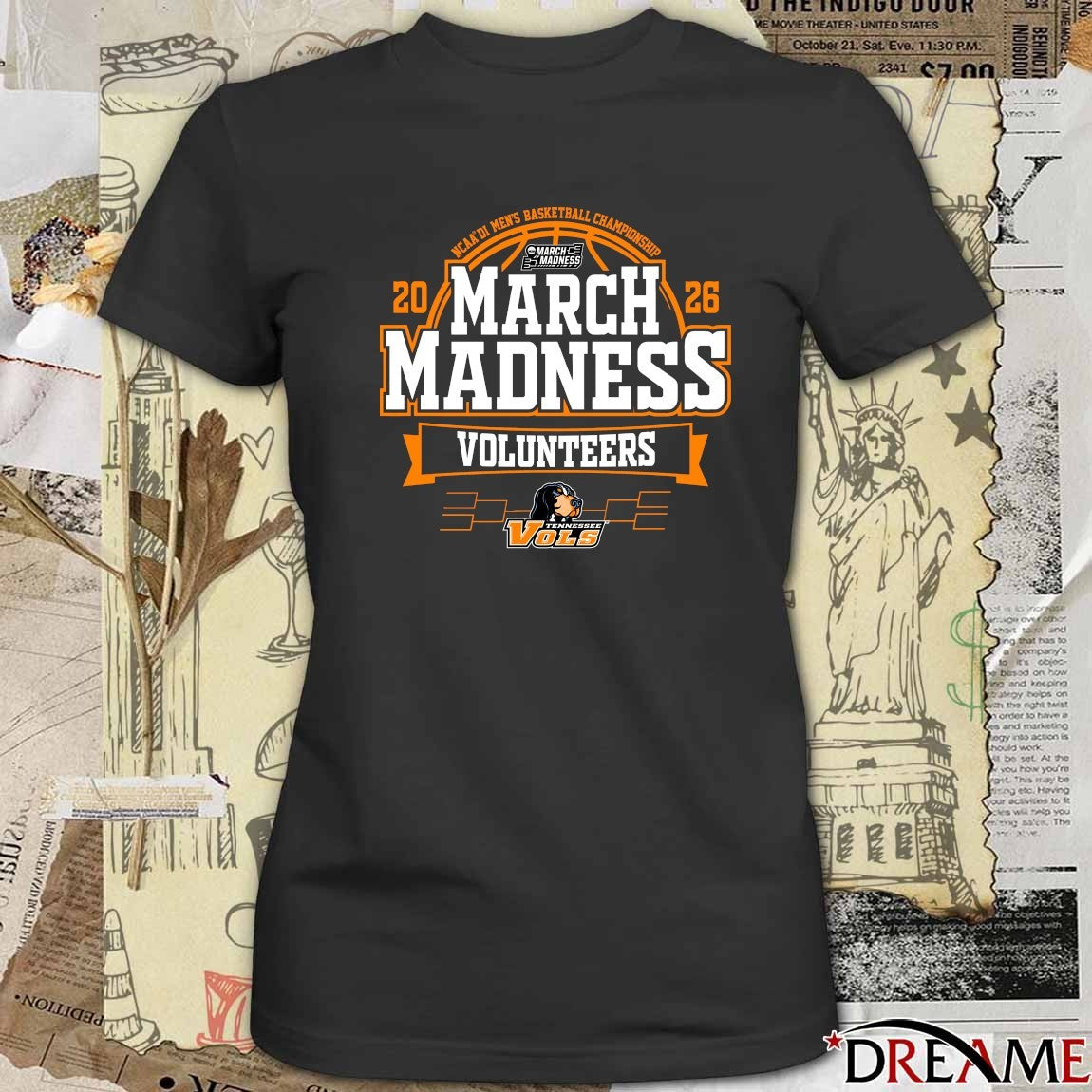 Tennessee Volunteers 2026 NCAA DI Men’s Basketball Championship March Madness t-shirt