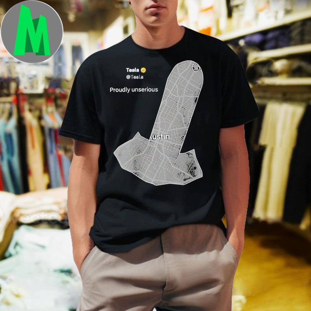 Tesla Proudly Unserious Robotaxi Growth FSD Merch T-Shirt