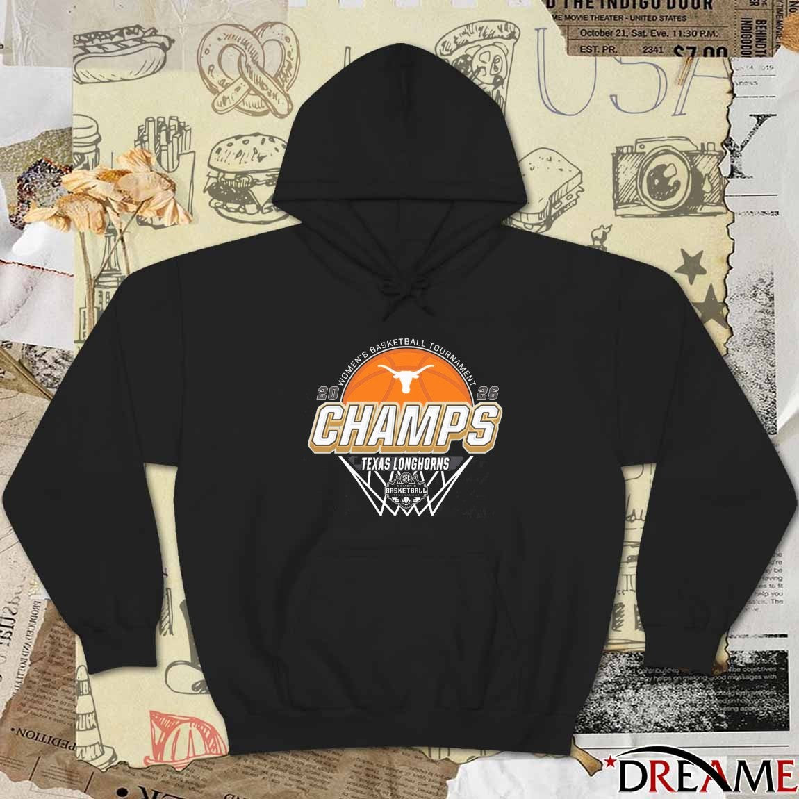 Texas Longhorns 2026 SEC Women’s Basketball Tournament Champions Locker Room t-shirt