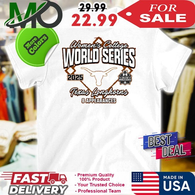 Texas Longhorns Burnt Orange Women’s College World Series Bound 2025 Fan Shirt