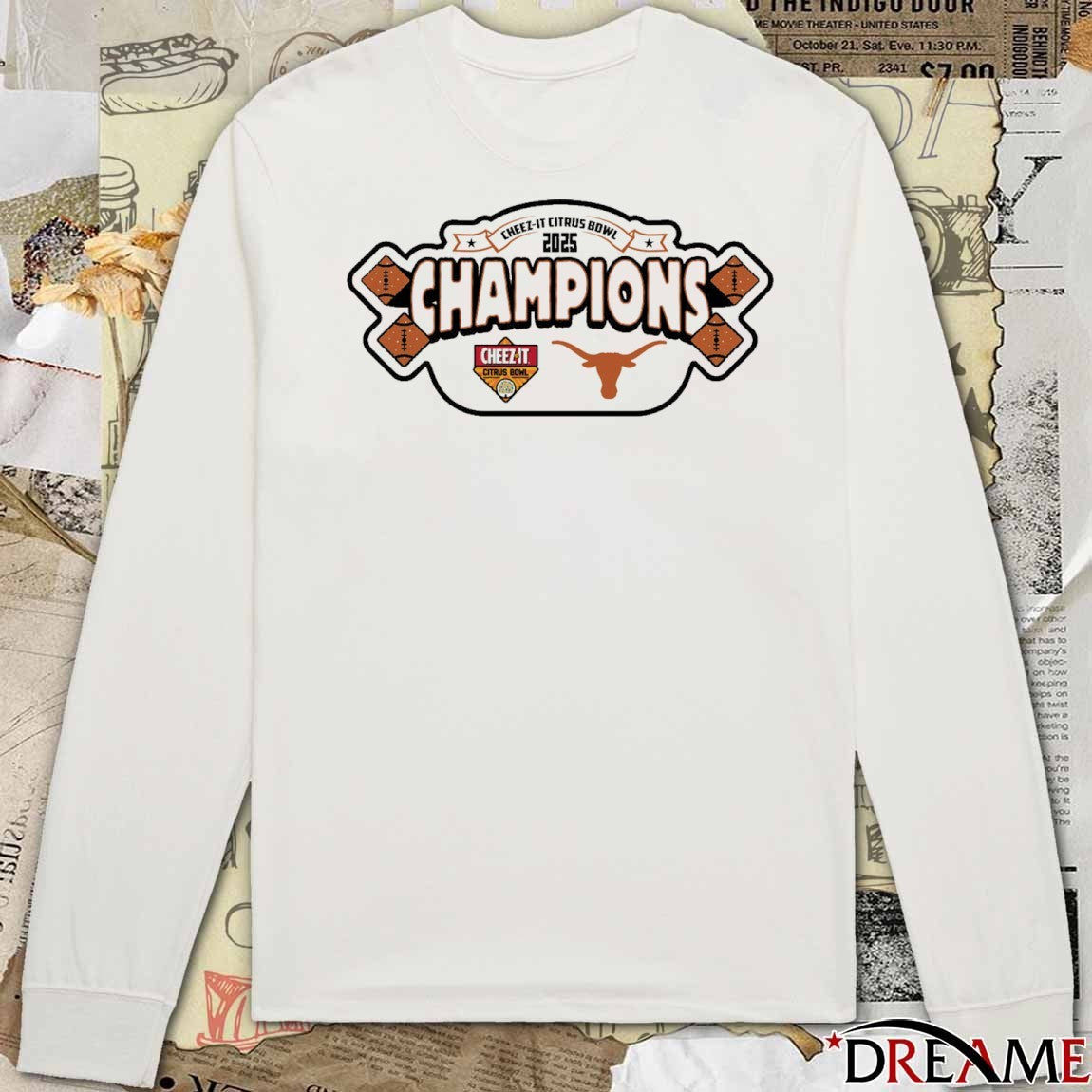 Texas Longhorns Cheez-It Citrus Bowl Champions 2025 t-shirt
